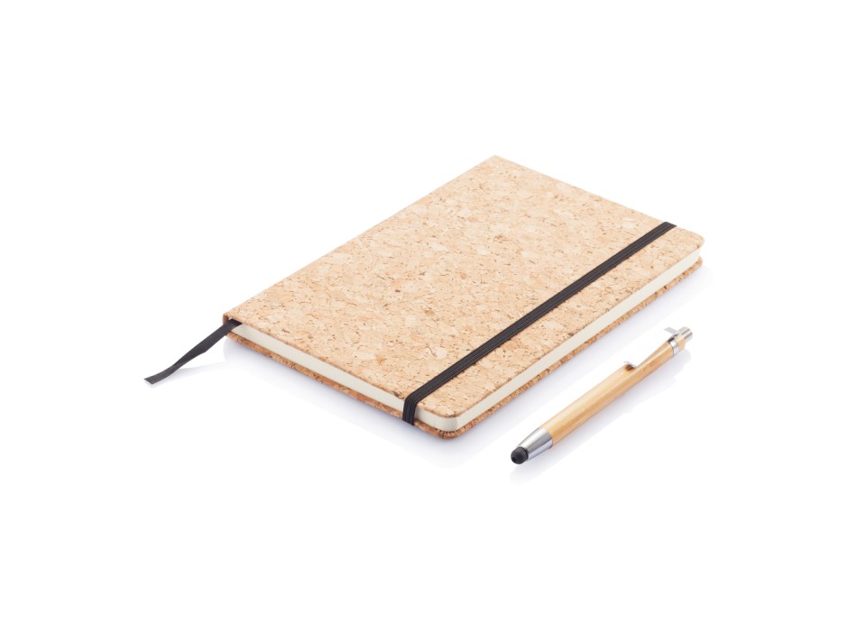 Taccuino A5 Cork con penna in bambù FullGadgets.com