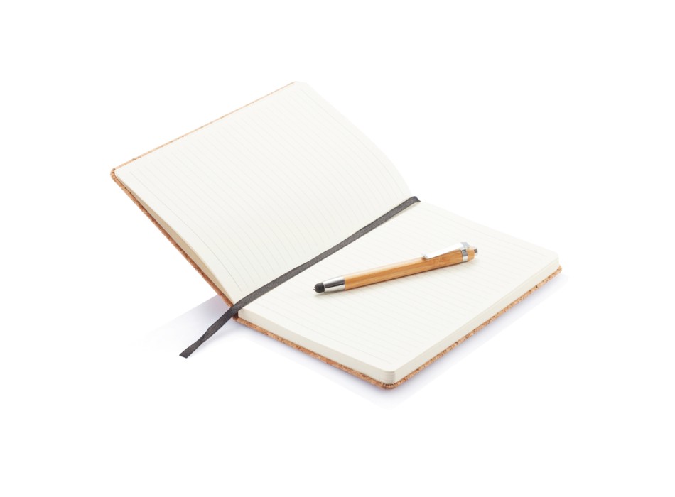 Taccuino A5 Cork con penna in bambù FullGadgets.com