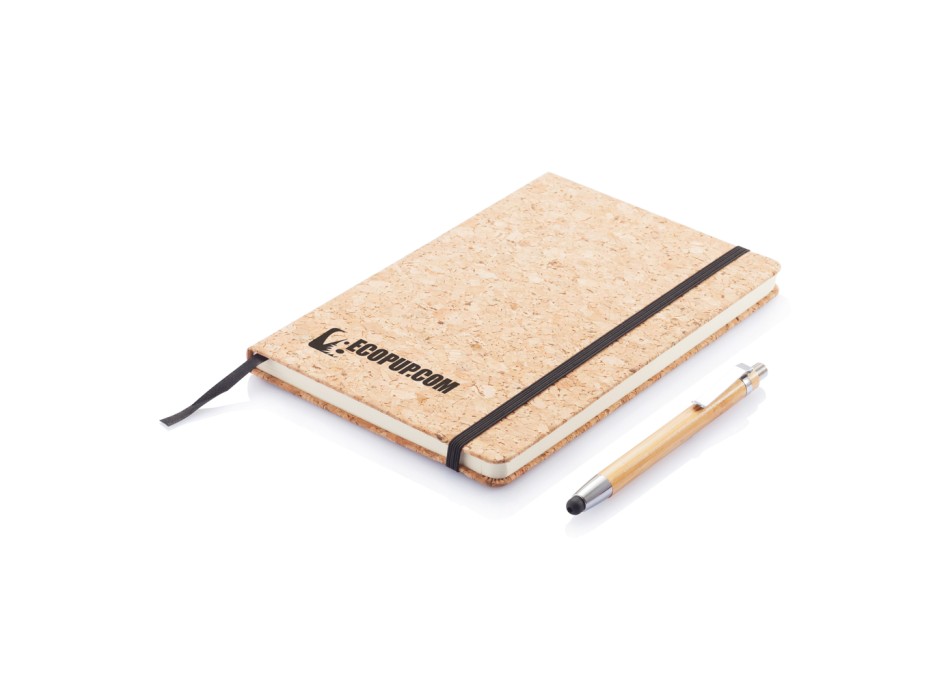 Taccuino A5 Cork con penna in bambù FullGadgets.com