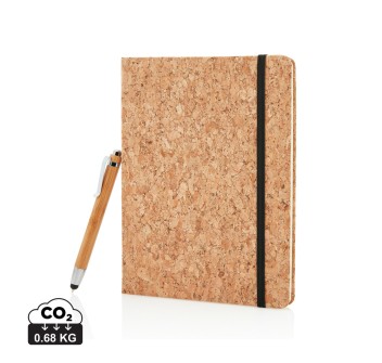Taccuino A5 Cork con penna in bambù FullGadgets.com