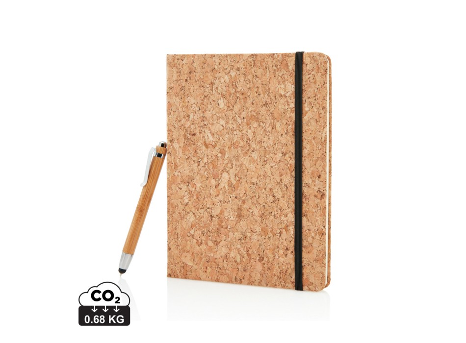Taccuino A5 Cork con penna in bambù FullGadgets.com