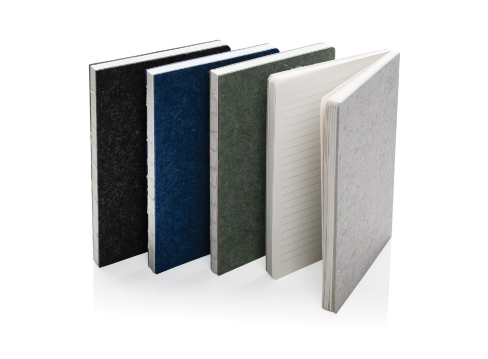 Taccuino A5 Phrase in feltro riciclato certificato GRS FullGadgets.com