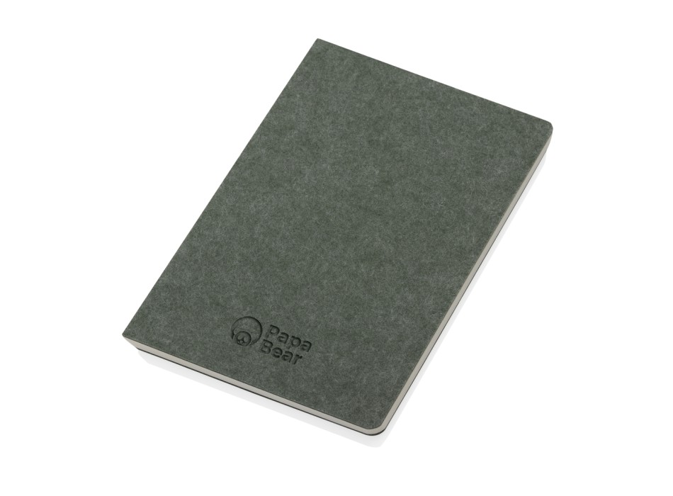 Taccuino A5 Phrase in feltro riciclato certificato GRS FullGadgets.com