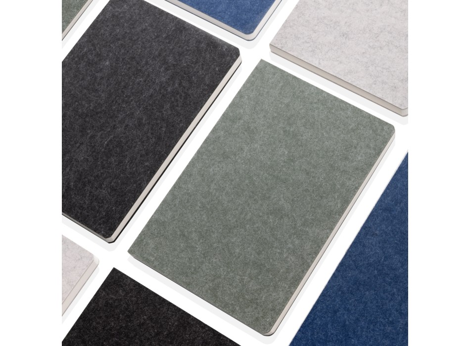 Taccuino A5 Phrase in feltro riciclato certificato GRS FullGadgets.com