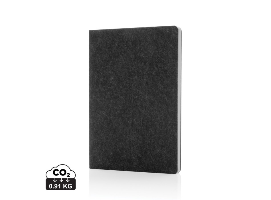 Taccuino A5 Phrase in feltro riciclato certificato GRS FullGadgets.com