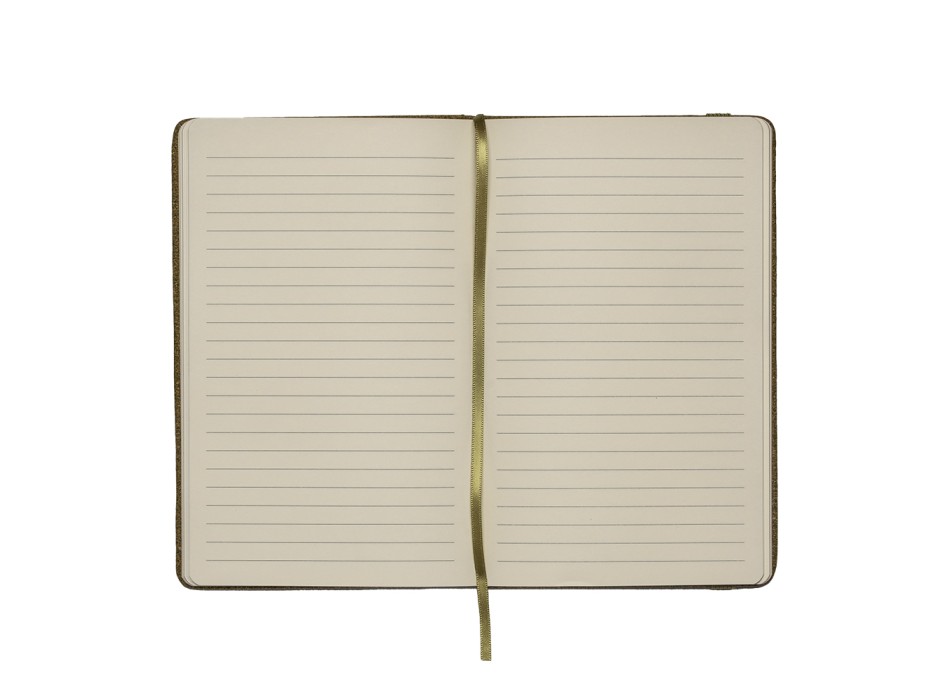 Taccuino con copertina realizzata con i residui di caffè o tè. Elastico di chiusura FullGadgets.com