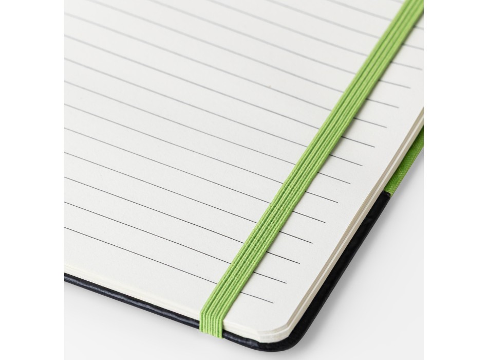 Taccuino formato +/- A5 a righe in poliestere rPET Yuna FullGadgets.com