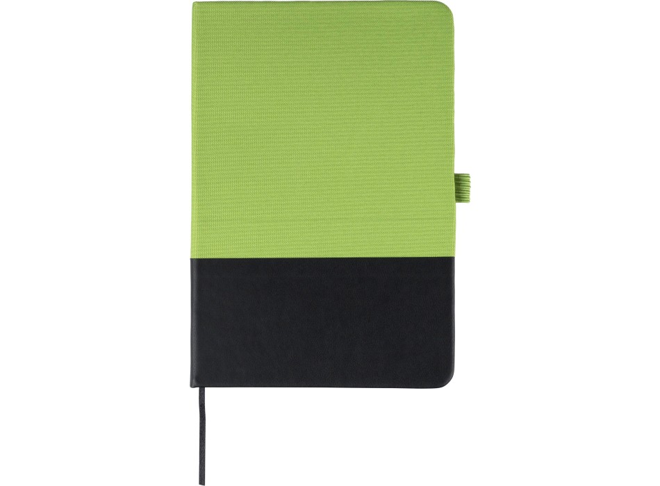 Taccuino formato +/- A5 a righe in poliestere rPET Yuna FullGadgets.com