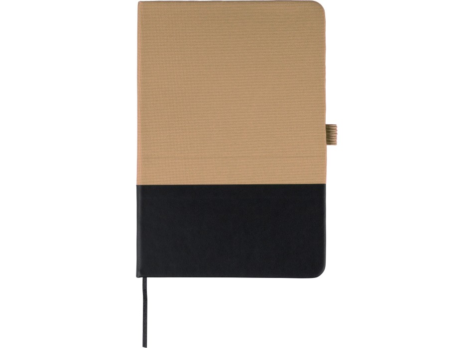 Taccuino formato +/- A5 a righe in poliestere rPET Yuna FullGadgets.com