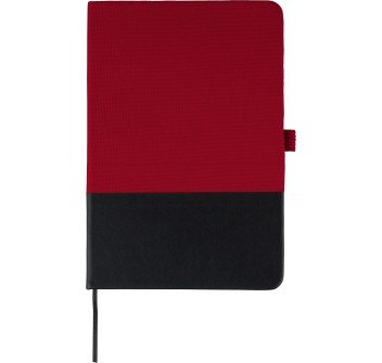 Taccuino formato +/- A5 a righe in poliestere rPET Yuna FullGadgets.com