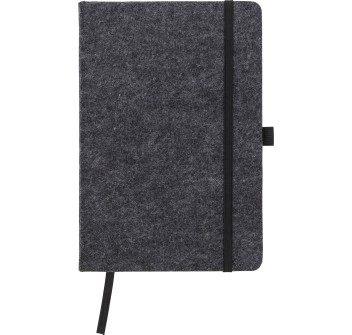 Taccuino formato +/- A5 in feltro rPET Harper FullGadgets.com