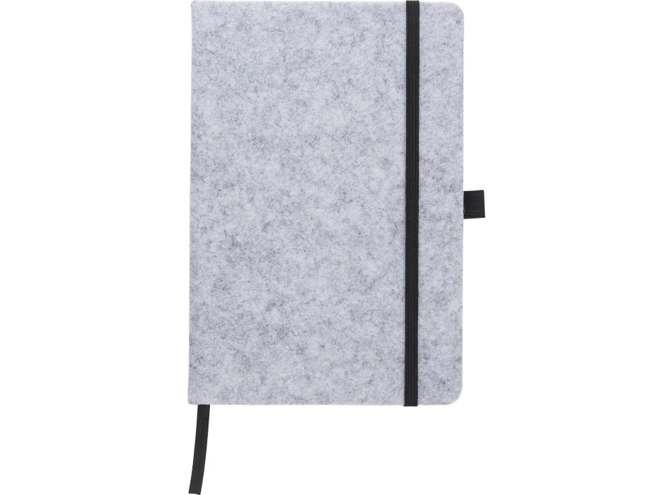Taccuino formato +/- A5 in feltro rPET Harper FullGadgets.com