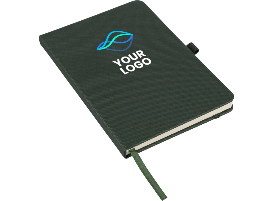 Taccuino formato +/- A5 in poliestere 600 D rPET Elena FullGadgets.com