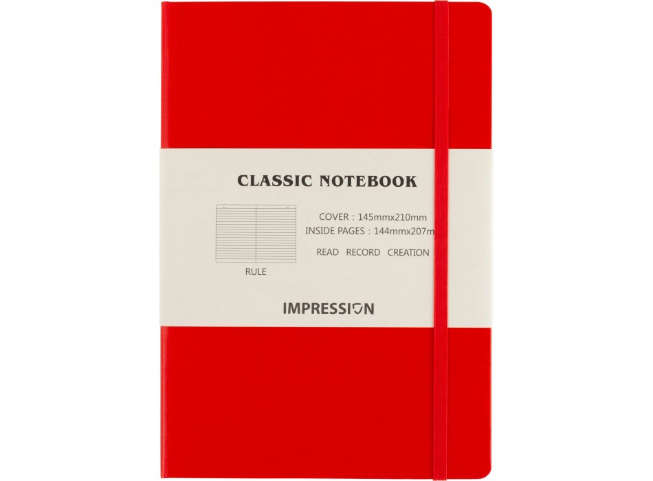 Taccuino formato +/- A5 in PVC Chanelle FullGadgets.com