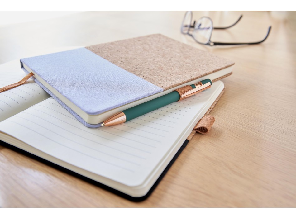 Taccuino formato +/- A5 in sughero e cotone Trevor FullGadgets.com