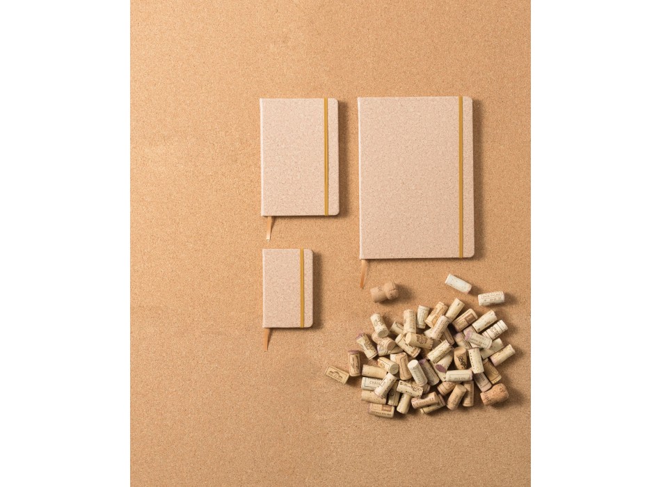 Taccuino formato +/- A5, sughero design in PU Violet FullGadgets.com