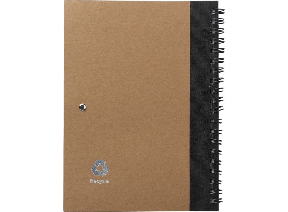 Taccuino in carta riciclata, con penna a sfera Stella FullGadgets.com