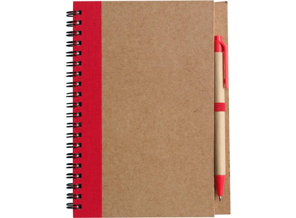 Taccuino in carta riciclata, con penna a sfera Stella FullGadgets.com
