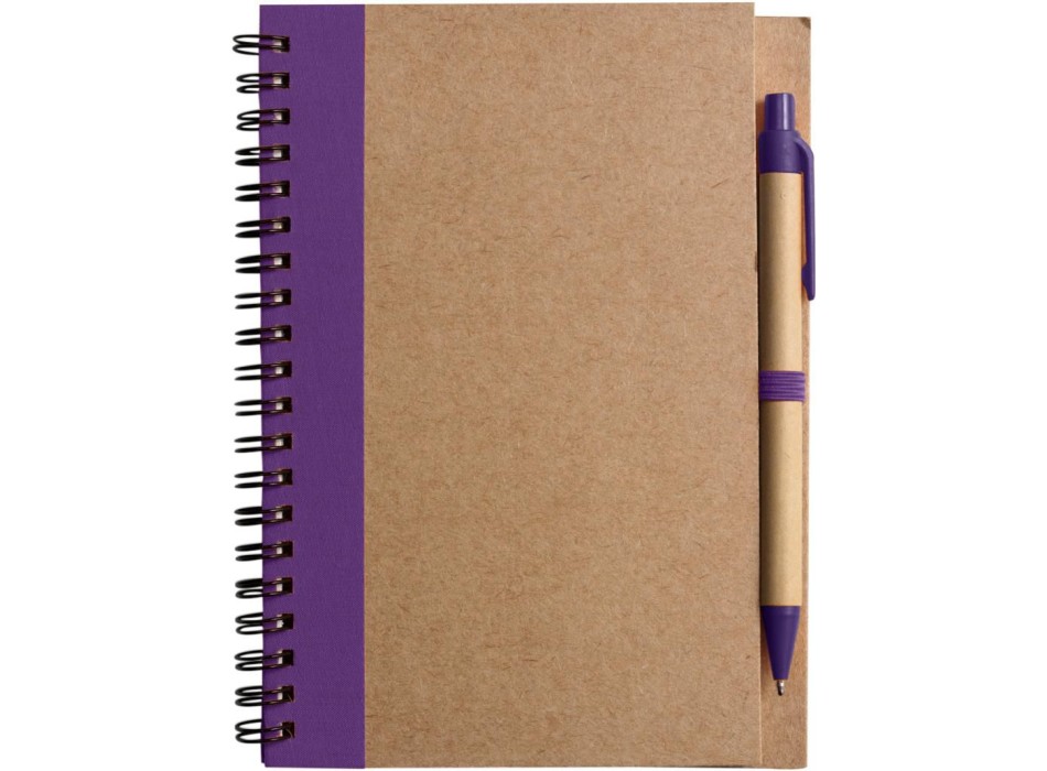 Taccuino in carta riciclata, con penna a sfera Stella FullGadgets.com