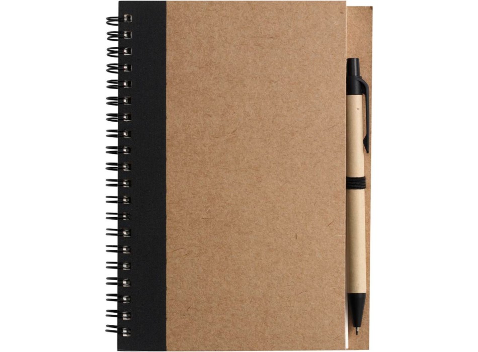 Taccuino in carta riciclata, con penna a sfera Stella FullGadgets.com