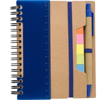 Taccuino in carta riciclata, memo stick adesivi, penna a sfera Angela FullGadgets.com