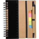 Taccuino in carta riciclata, memo stick adesivi, penna a sfera Angela FullGadgets.com