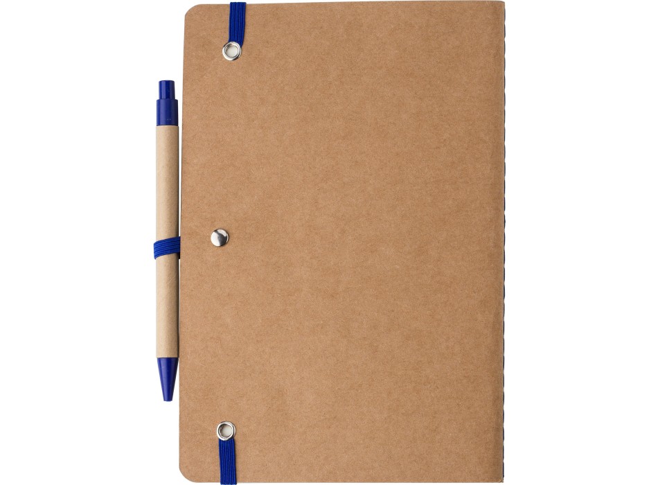 Taccuino in cartone riciclato formato +/- A5 con penna Theodore FullGadgets.com