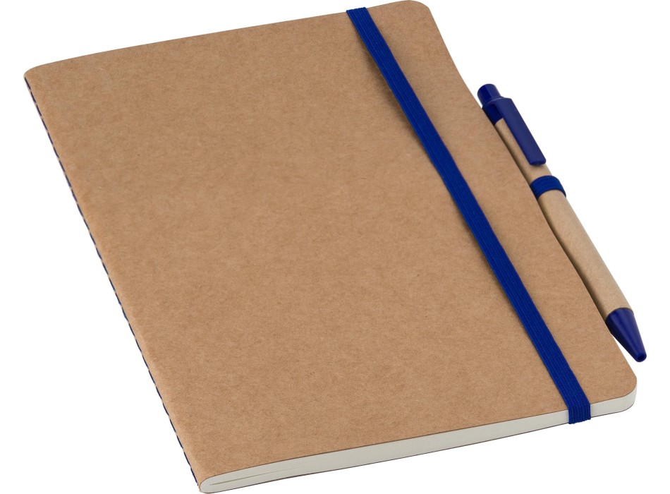 Taccuino in cartone riciclato formato +/- A5 con penna Theodore FullGadgets.com