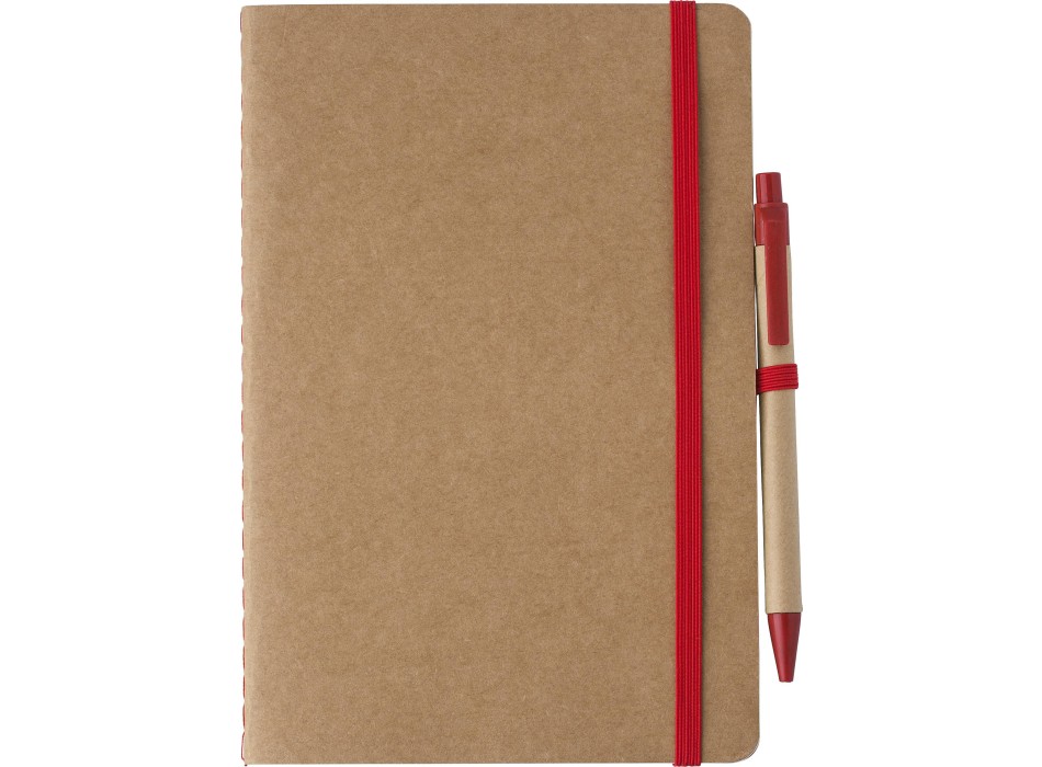 Taccuino in cartone riciclato formato +/- A5 con penna Theodore FullGadgets.com