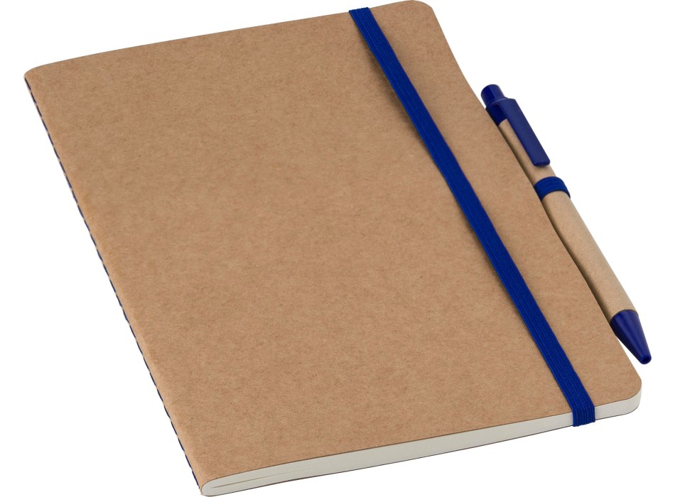 Taccuino in cartone riciclato formato +/- A5 con penna Theodore FullGadgets.com