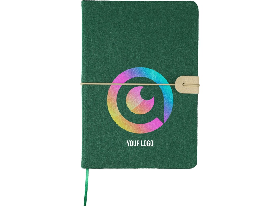 Taccuino in feltro riciclato formato +/- A5 Dario FullGadgets.com