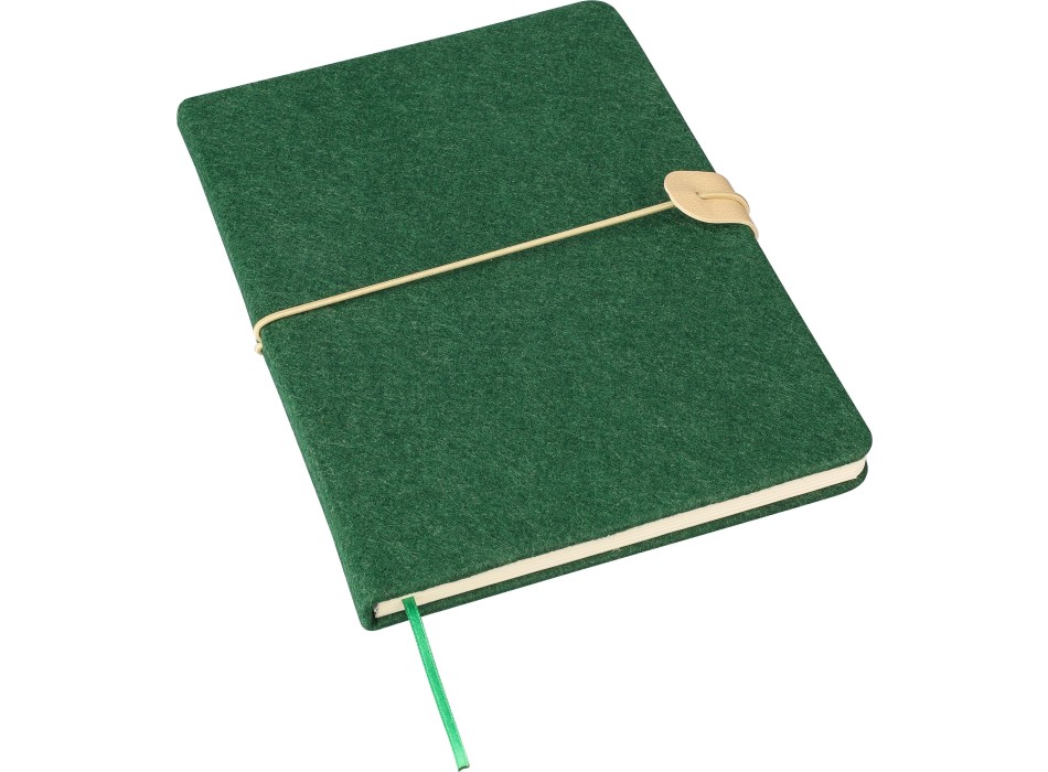 Taccuino in feltro riciclato formato +/- A5 Dario FullGadgets.com