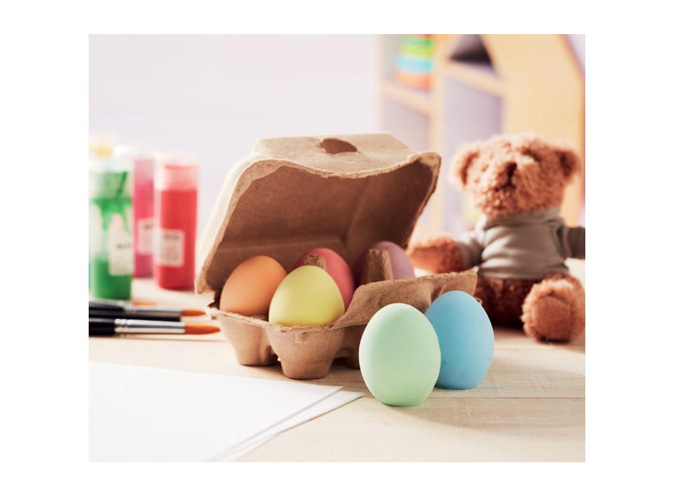 TAMAGO - 6 uova di gesso in scatola FullGadgets.com
