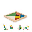 TANGRAM - Puzzle Tangram in legno FullGadgets.com