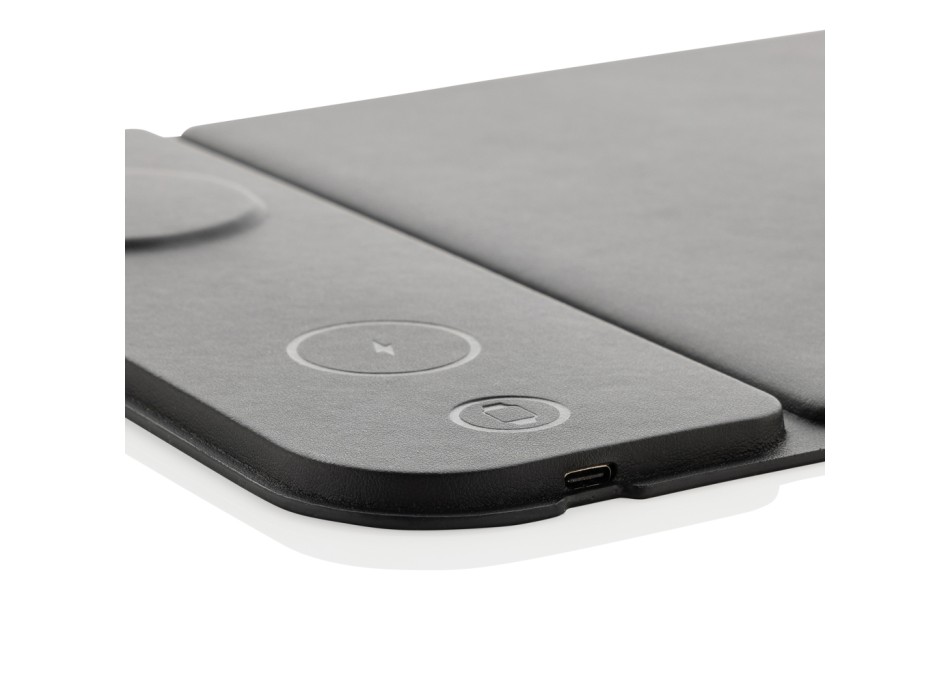 Tappetino mouse 3in1 con ricarica wireless 15W in rPET RCS FullGadgets.com