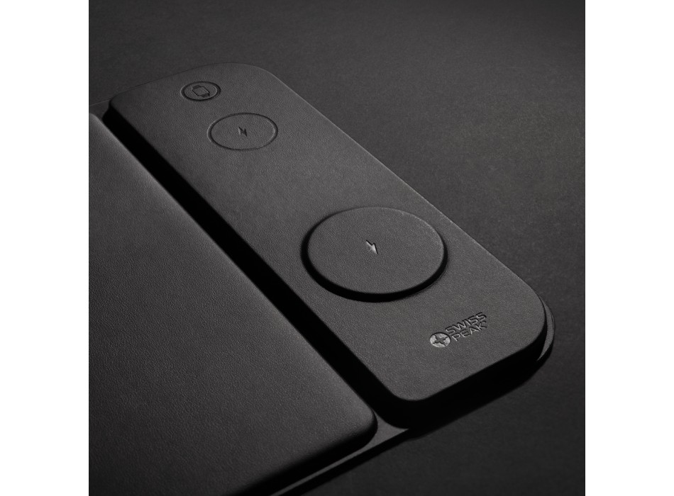 Tappetino mouse 3in1 con ricarica wireless 15W in rPET RCS FullGadgets.com