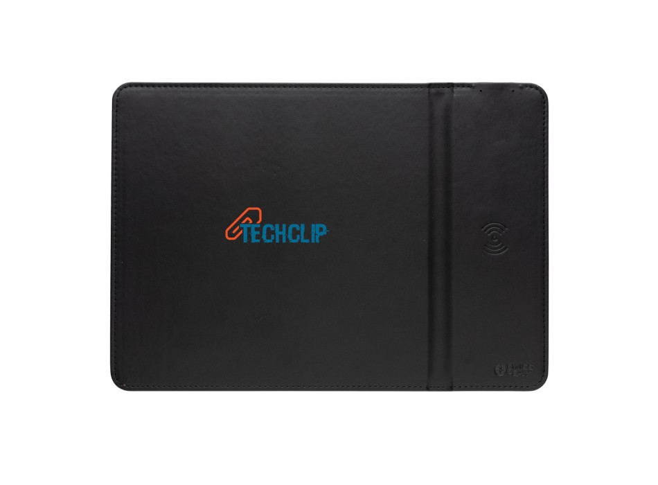 Tappetino mouse con ricarica wireless 10W in PU riciclato FullGadgets.com