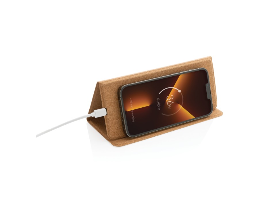 Tappetino mouse e caricatore wireless 10W in sughero FullGadgets.com