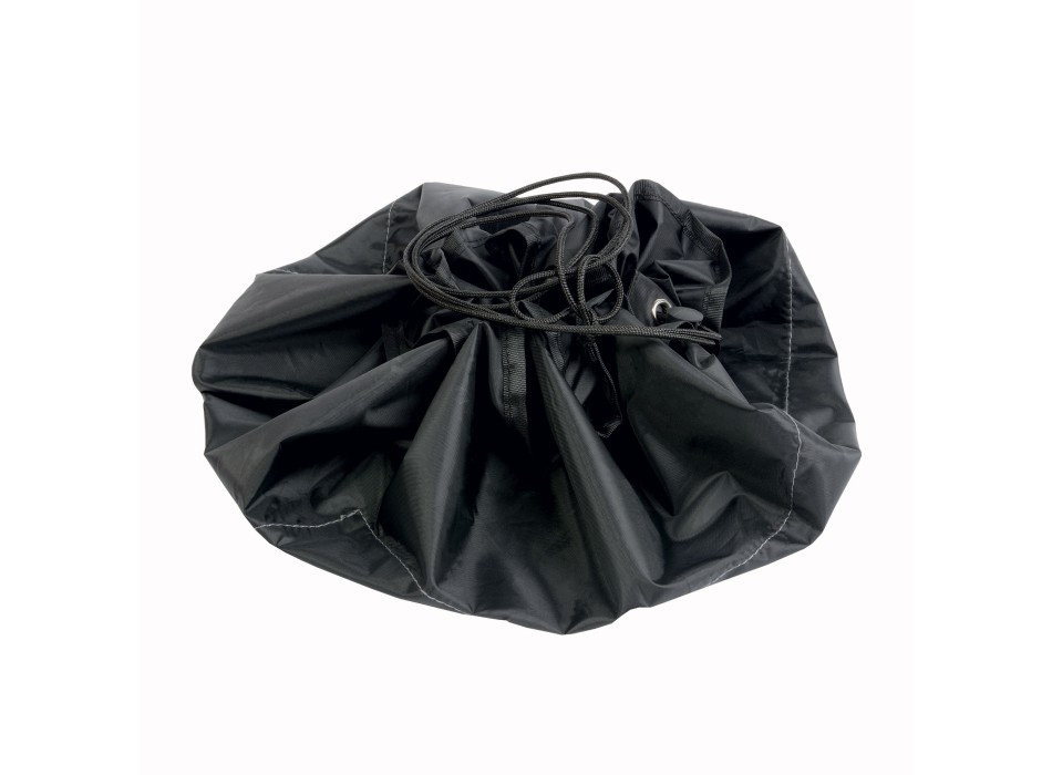 Tappetino poggiapiedi in poliestere richiudibile e trasformabile in sacca per indumenti FullGadgets.com