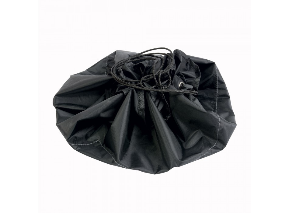 Tappetino poggiapiedi in poliestere richiudibile e trasformabile in sacca per indumenti FullGadgets.com