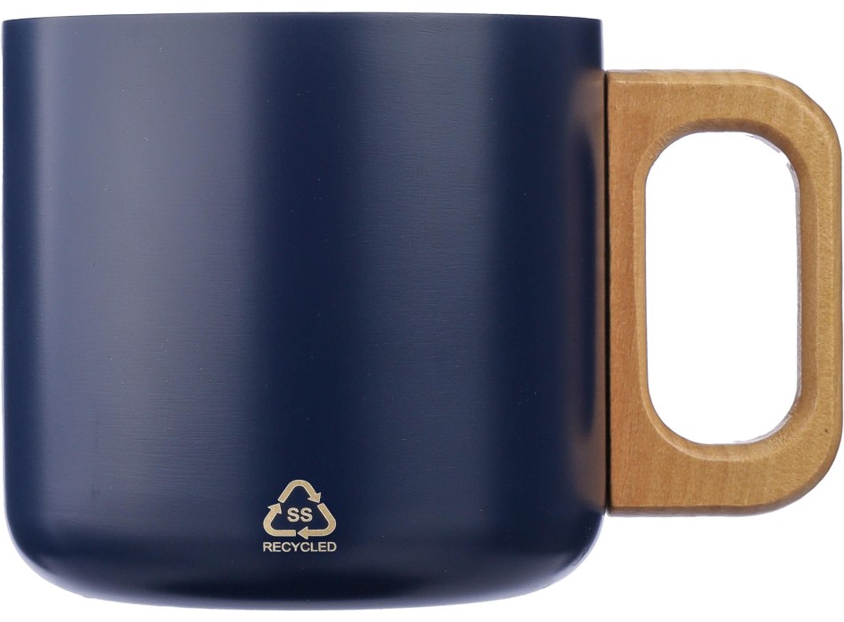 Tazza a doppia parete in acciaio inox riciclato 400 ml Dwight FullGadgets.com