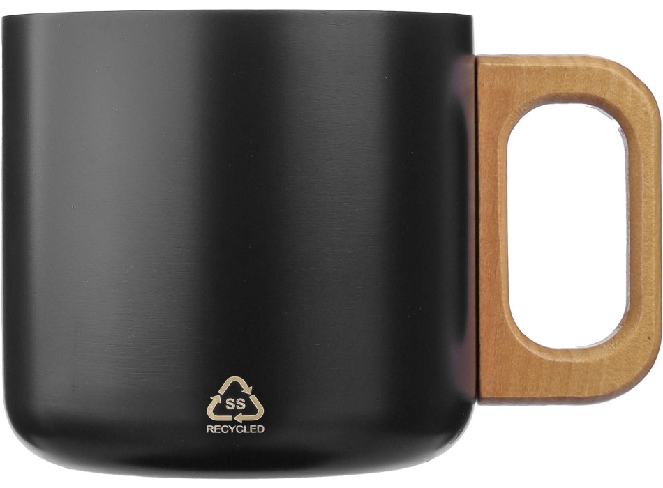 Tazza a doppia parete in acciaio inox riciclato 400 ml Dwight FullGadgets.com