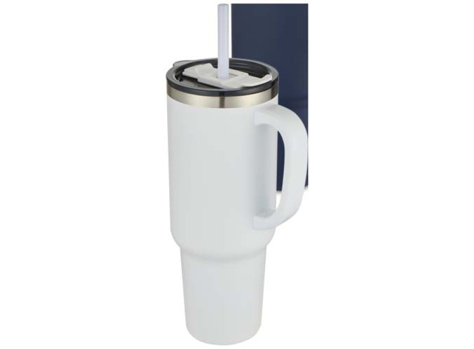 Tazza con isolamento sottovuoto in rame a doppia parete certificata RCS con cannuccia da 1200 ml Sydney FullGadgets.com