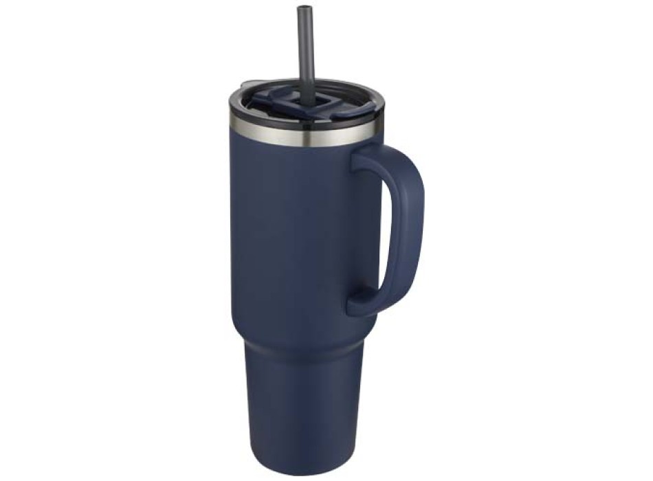 Tazza con isolamento sottovuoto in rame a doppia parete certificata RCS con cannuccia da 1200 ml Sydney FullGadgets.com