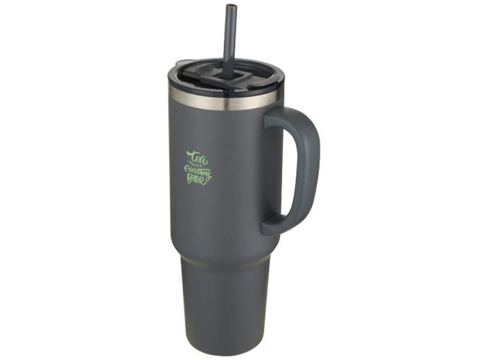 Tazza con isolamento sottovuoto in rame a doppia parete certificata RCS con cannuccia da 1200 ml Sydney FullGadgets.com