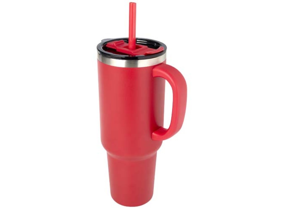 Tazza con isolamento sottovuoto in rame a doppia parete certificata RCS con cannuccia da 1200 ml Sydney FullGadgets.com