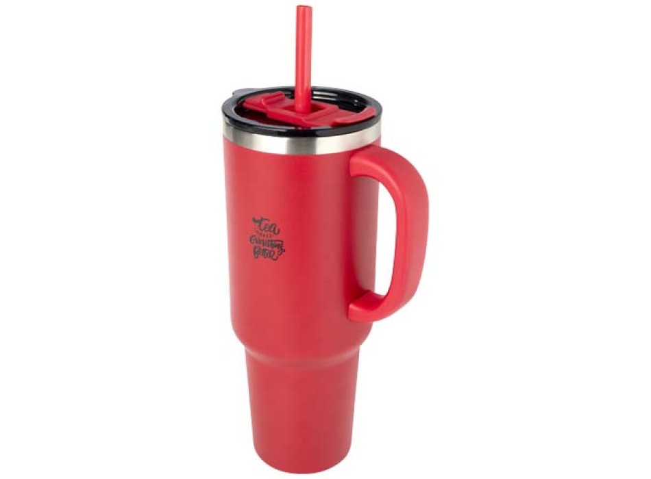Tazza con isolamento sottovuoto in rame a doppia parete certificata RCS con cannuccia da 1200 ml Sydney FullGadgets.com