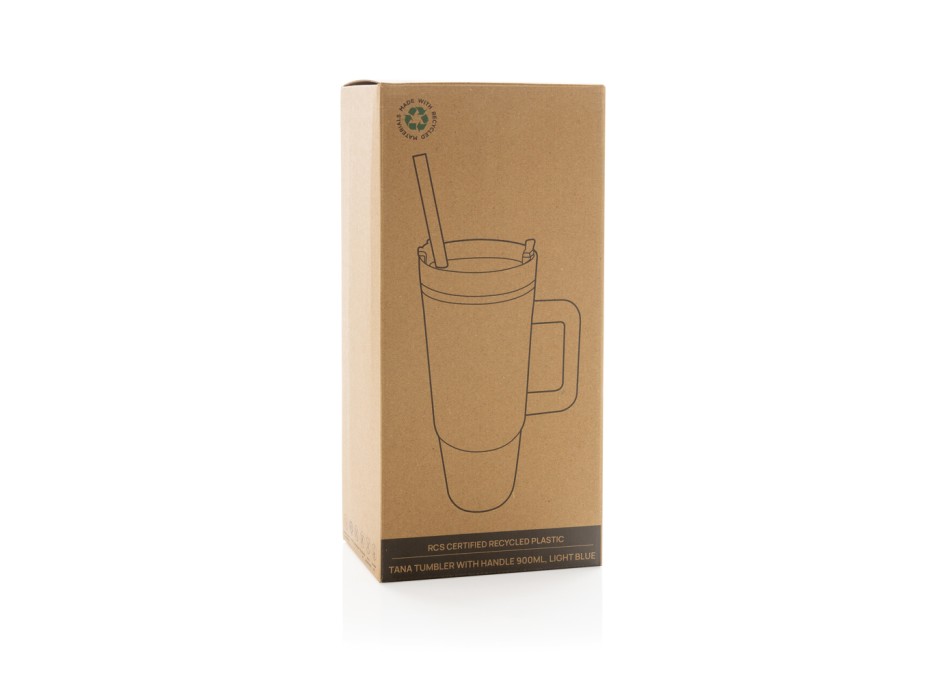 Tazza con manico Tana in plastica riciclata RCS 750ML FullGadgets.com