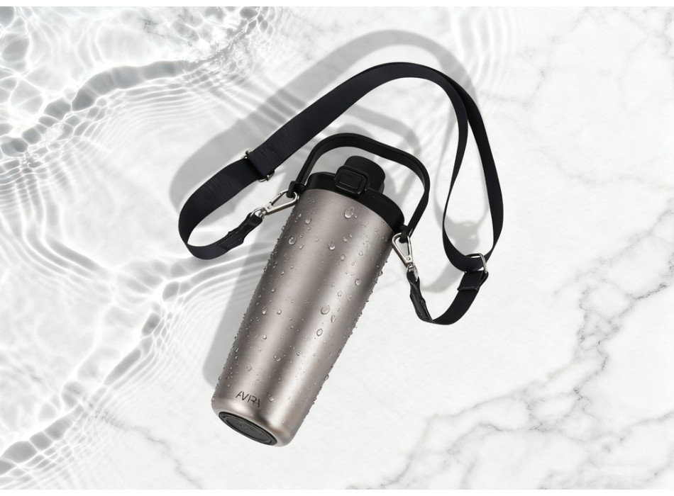 Tazza con tracolla Avira Ayala in rAcciaio RCS 600ml FullGadgets.com