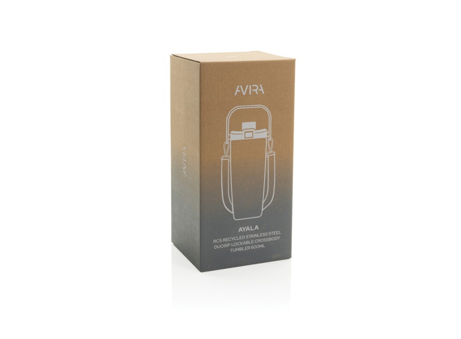 Tazza con tracolla Avira Ayala in rAcciaio RCS 600ml FullGadgets.com